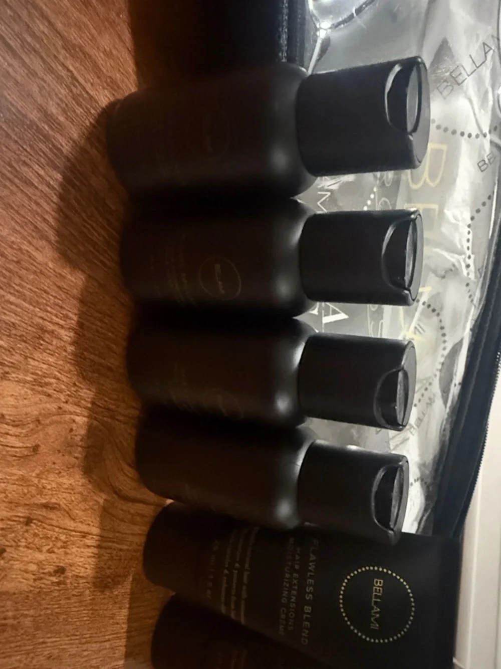 Bellami Professional Black Travel Haircare Kit with Carry Case